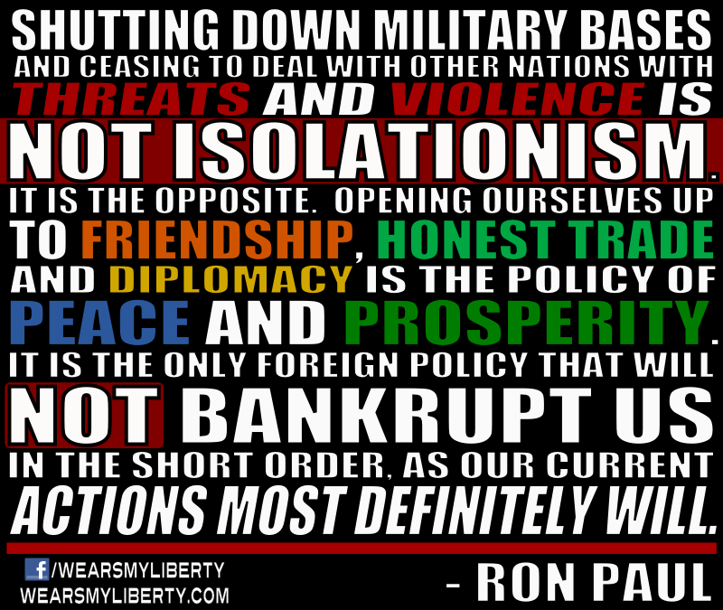 Ron Paul Isolationism Analysis