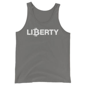 "Bitcoin For Liberty" - Tank - Asphalt